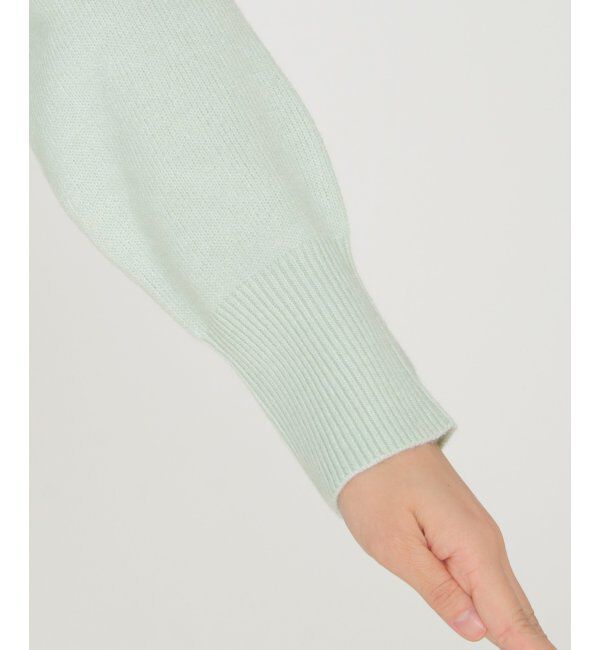 ikka「アンゴラ混モチモチ配色プルオーバー」|プルオーバー|