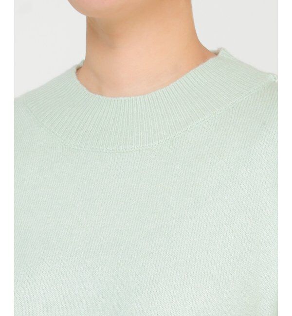 ikka「アンゴラ混モチモチ配色プルオーバー」|プルオーバー|