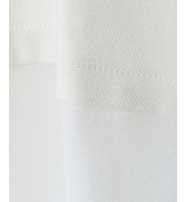 ikka「オーガニックコットン異素材プルオーバー」|プルオーバー|