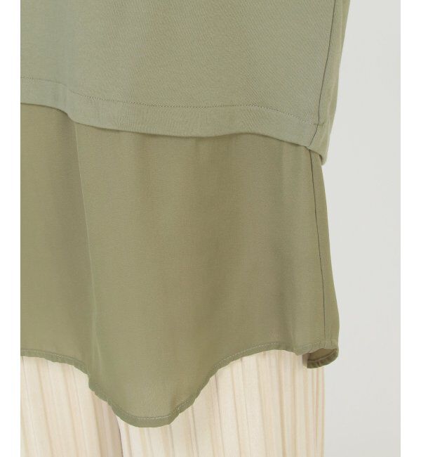 ikka「オーガニックコットン異素材プルオーバー」|プルオーバー|