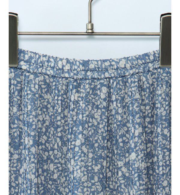ikka kids「【キッズ】花柄シフォン消しプリーツスカート（100~160cm）」|スカート|