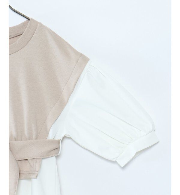 ikka kids「【キッズ】ベストレイヤードドッキングワンピース（100~160cm）」|スカート|