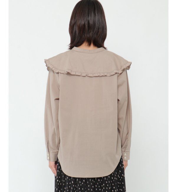 ikka「ビック襟ブラウス」|シャツ・ブラウス|