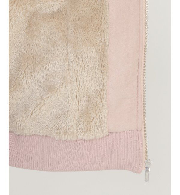 ikka「裏フェイクファー使いスエードブルゾン」|ブルゾン・スタジャン|