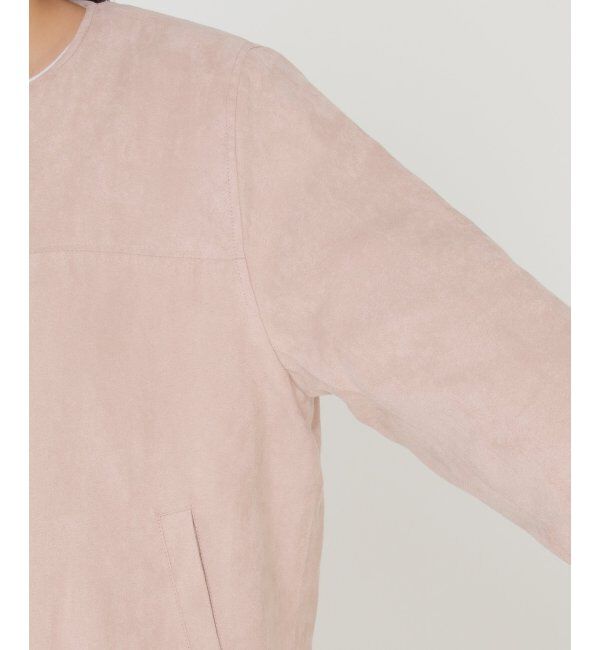 ikka「裏フェイクファー使いスエードブルゾン」|ブルゾン・スタジャン|