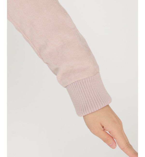 ikka「裏フェイクファー使いスエードブルゾン」|ブルゾン・スタジャン|