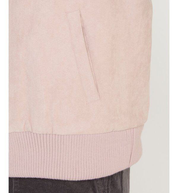 ikka「裏フェイクファー使いスエードブルゾン」|ブルゾン・スタジャン|