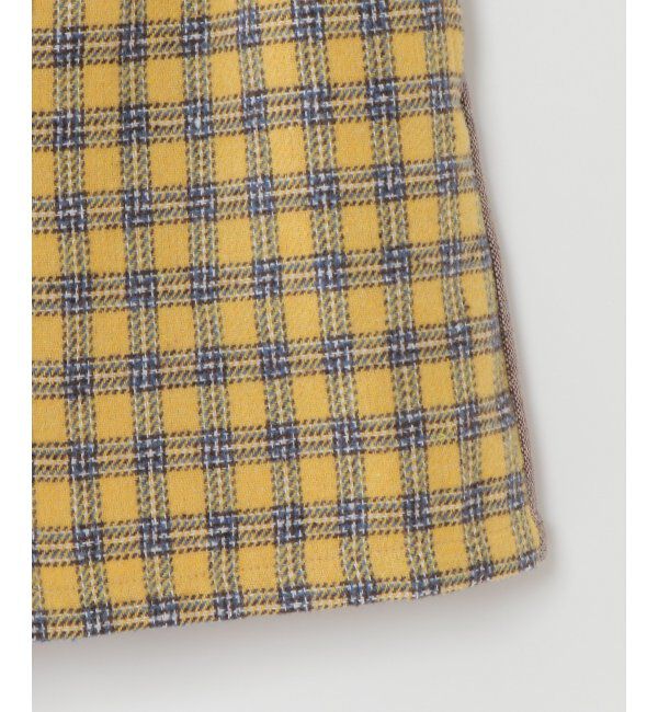 ikka kids「【キッズ】ツイード風切り替えラップキュロット（100~160cm）」|スカート|