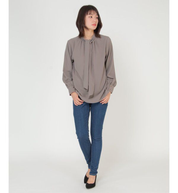ikka「前後2WAYリボンブラウス」|シャツ・ブラウス|