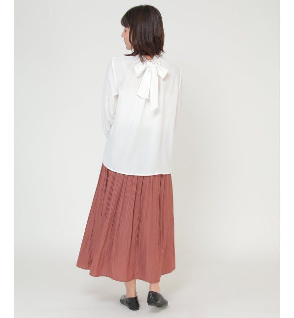 ikka「前後2WAYリボンブラウス」|シャツ・ブラウス|