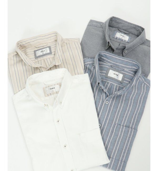 ikka「オックスボタンダウンシャツ形態安定」|シャツ・ブラウス|