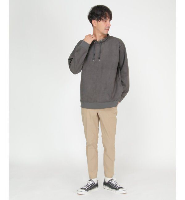 ikka「セイケツフェイクスエードルーイカラー」|パーカー|