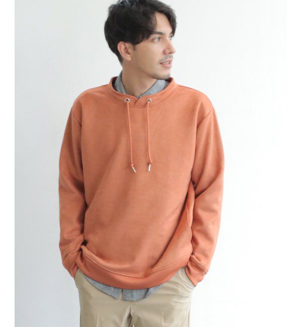 ikka「セイケツフェイクスエードルーイカラー」|パーカー|