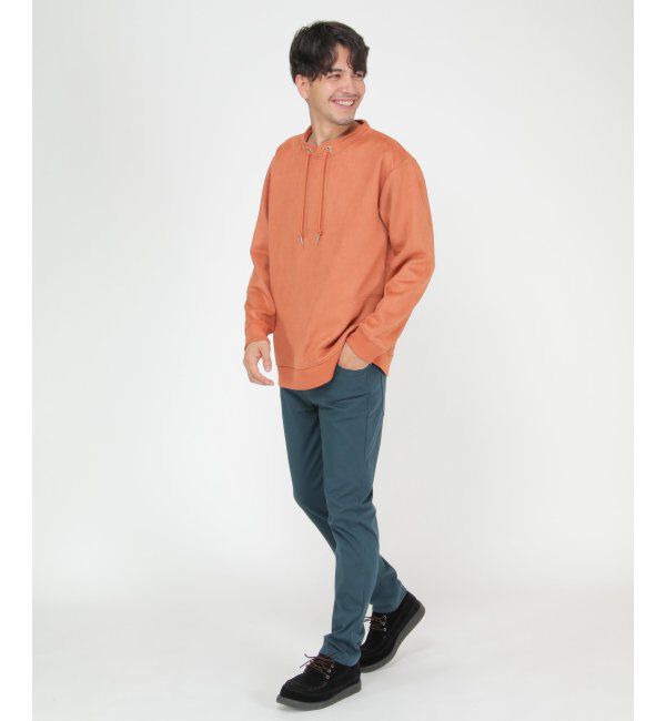 ikka「セイケツフェイクスエードルーイカラー」|パーカー|