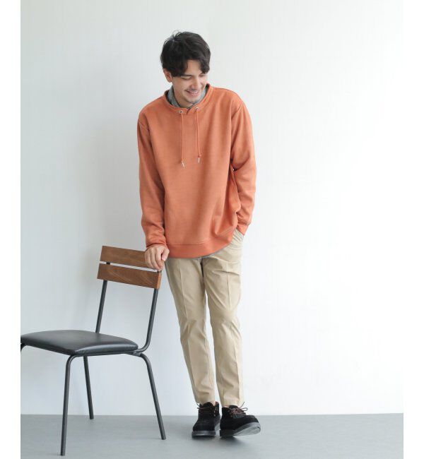 ikka「セイケツフェイクスエードルーイカラー」|パーカー|