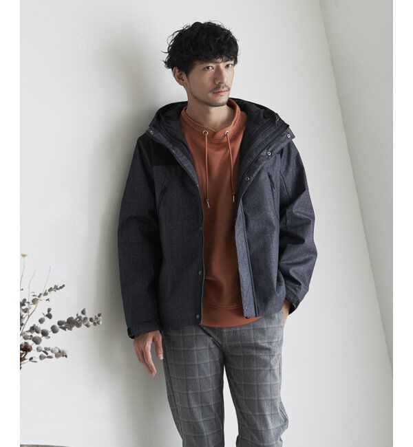 ikka「セイケツフェイクスエードルーイカラー」|パーカー|