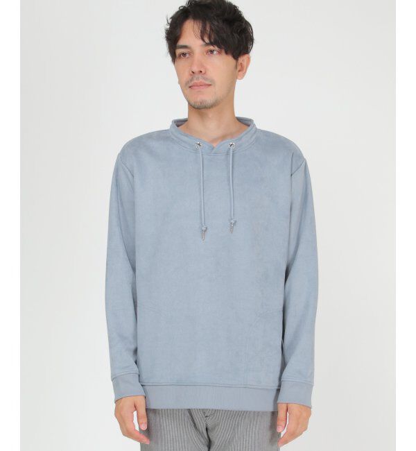 ikka「セイケツフェイクスエードルーイカラー」|パーカー|