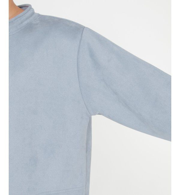 ikka「セイケツフェイクスエードルーイカラー」|パーカー|