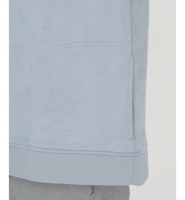 ikka「セイケツフェイクスエードルーイカラー」|パーカー|