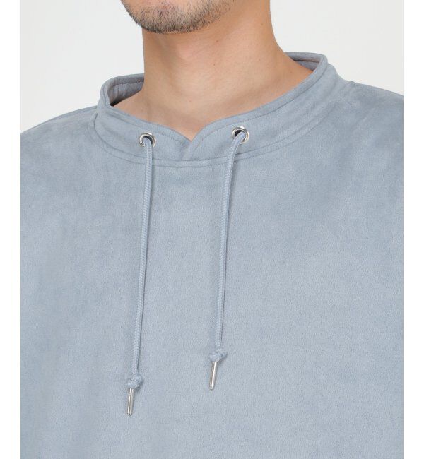 ikka「セイケツフェイクスエードルーイカラー」|パーカー|