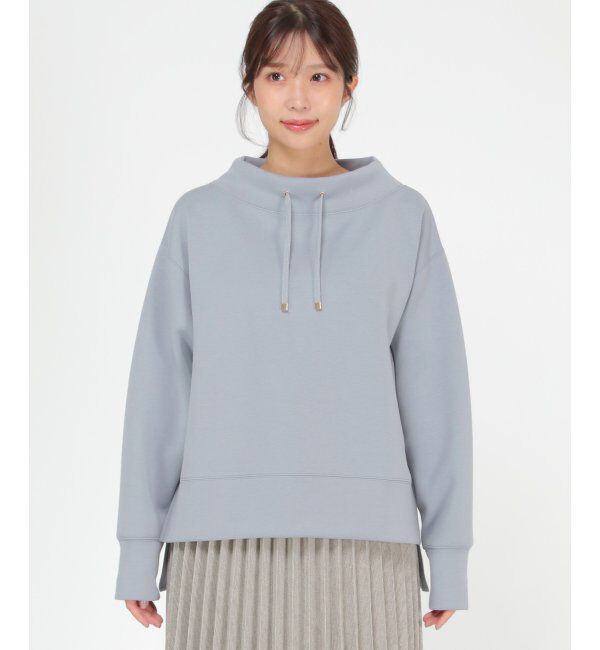 ikka「ダンボールニットスピンドルプルオーバー」|パーカー|