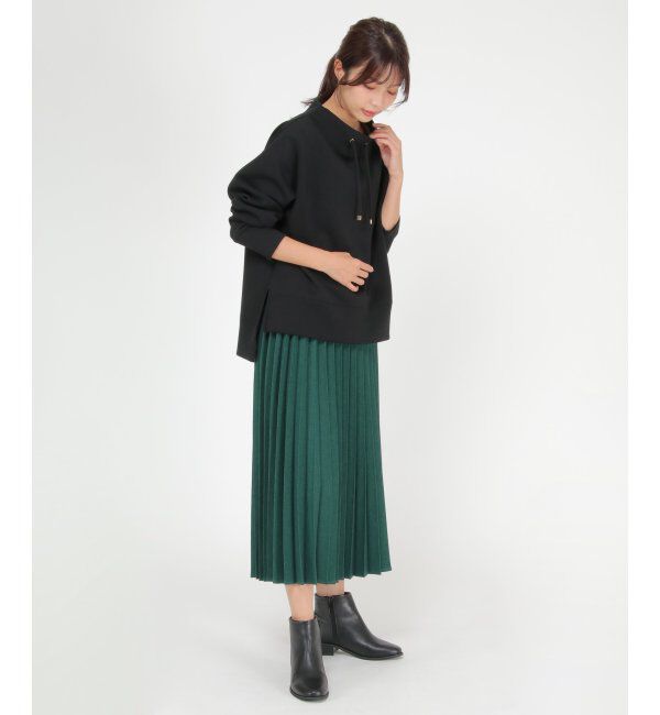 ikka「ダンボールニットスピンドルプルオーバー」|パーカー|