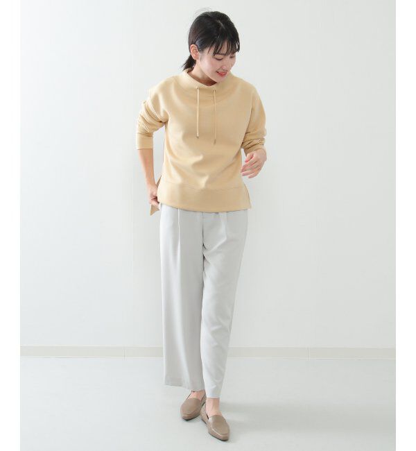 ikka「ダンボールニットスピンドルプルオーバー」|パーカー|