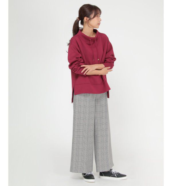 ikka「ダンボールニットスピンドルプルオーバー」|パーカー|