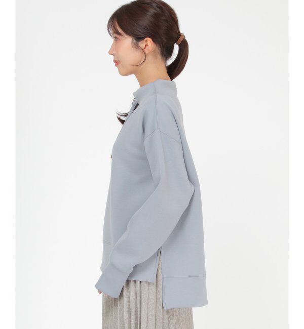 ikka「ダンボールニットスピンドルプルオーバー」|パーカー|