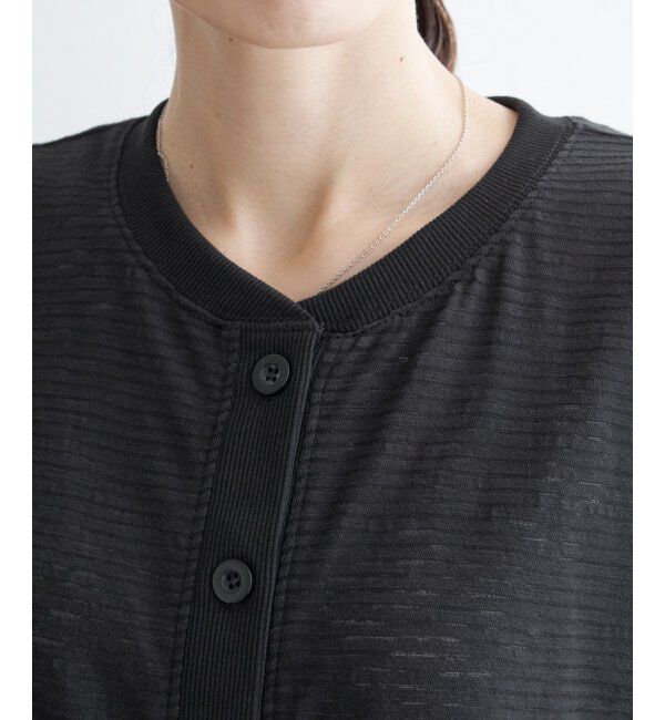 ikka「シャドーボーダーカーディガン」|カーディガン|