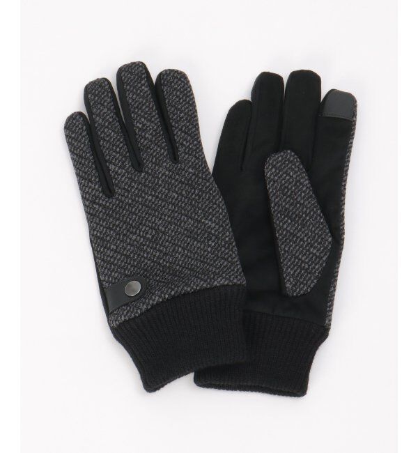 ikka「リブ編みグローブ」|手袋|