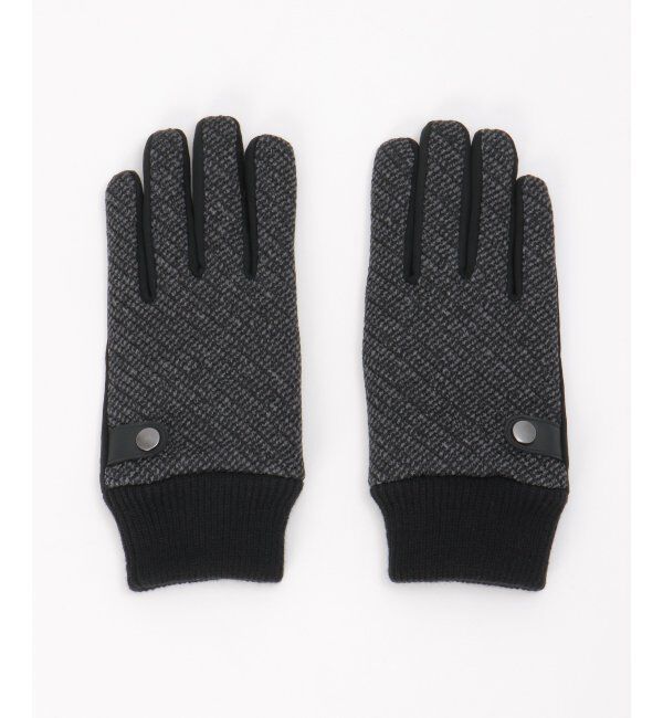 ikka「リブ編みグローブ」|手袋|