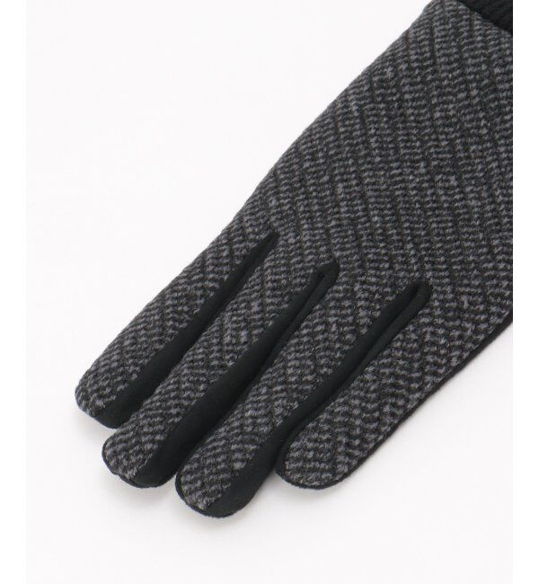 ikka「リブ編みグローブ」|手袋|