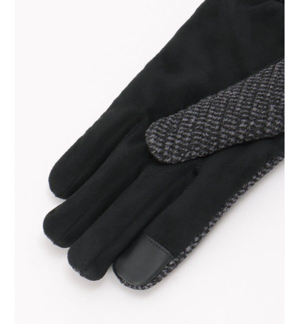 ikka「リブ編みグローブ」|手袋|