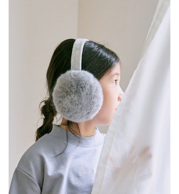 ikka kids「【親子おそろい】ファーイヤマフ」|その他|