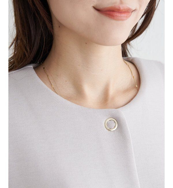 IKKA LOUNGE「ダンボールニットノーカラーコート」|その他|