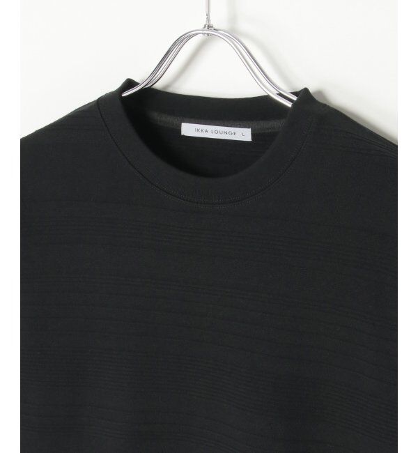 IKKA LOUNGE「ランダムリップルボーダーロンT」|Tシャツ・カットソー|