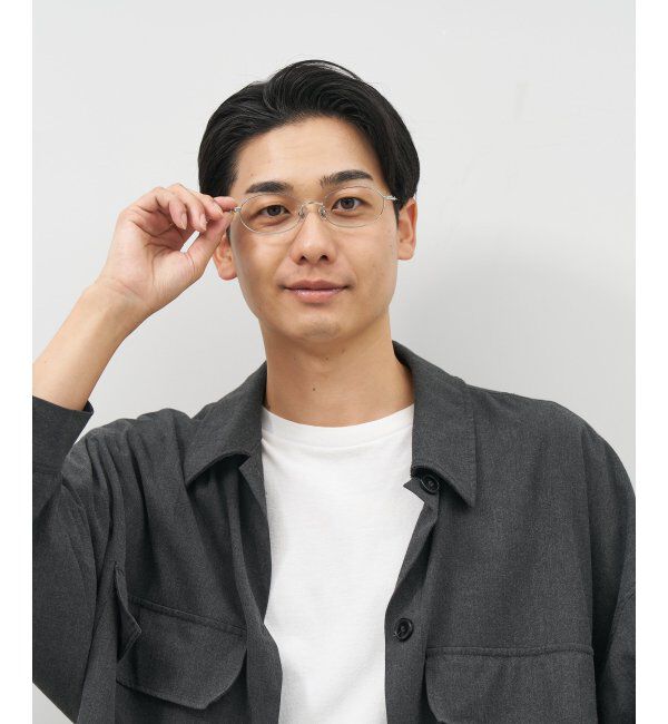  「Zoff｜オーバル メガネ｜メタルフレーム 伊達・度付き｜TRAD METAL レンズ交換券付」|メガネ|