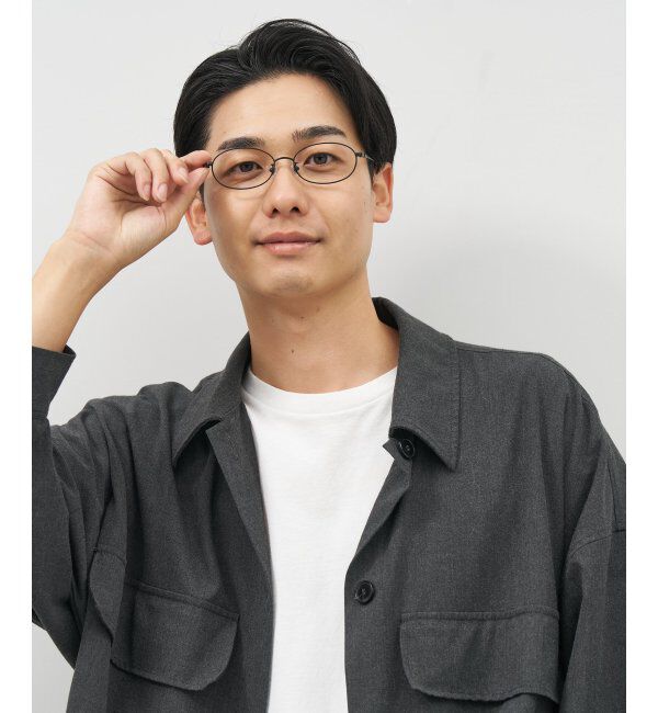  「Zoff｜オーバル メガネ｜メタルフレーム 伊達・度付き｜TRAD METAL レンズ交換券付」|メガネ|