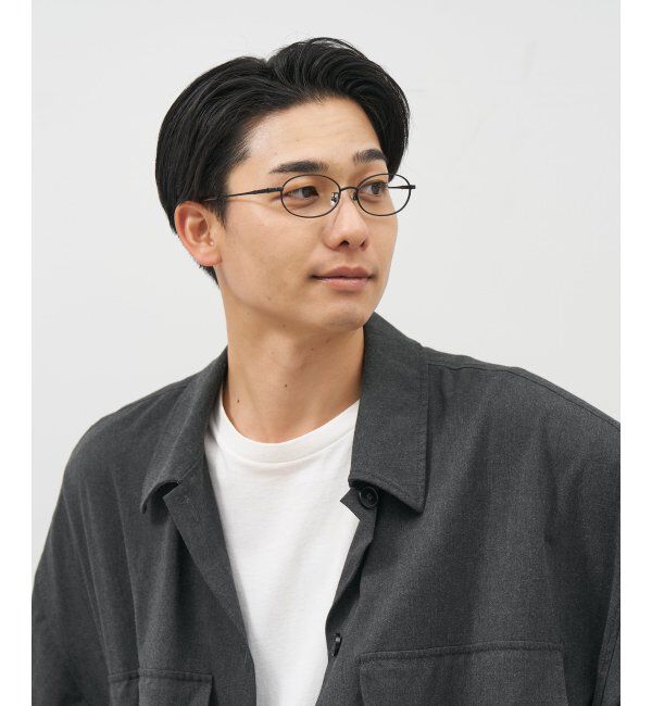  「Zoff｜オーバル メガネ｜メタルフレーム 伊達・度付き｜TRAD METAL レンズ交換券付」|メガネ|