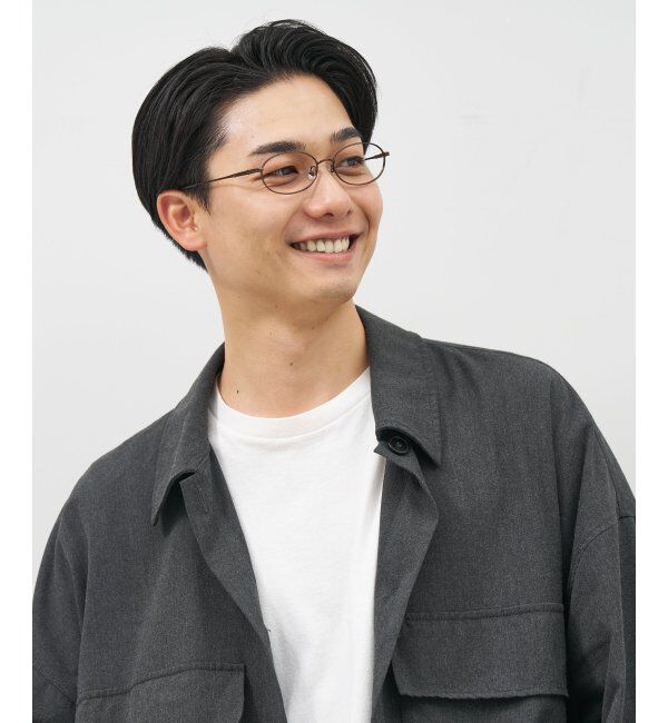  「Zoff｜オーバル メガネ｜メタルフレーム 伊達・度付き｜TRAD METAL レンズ交換券付」|メガネ|