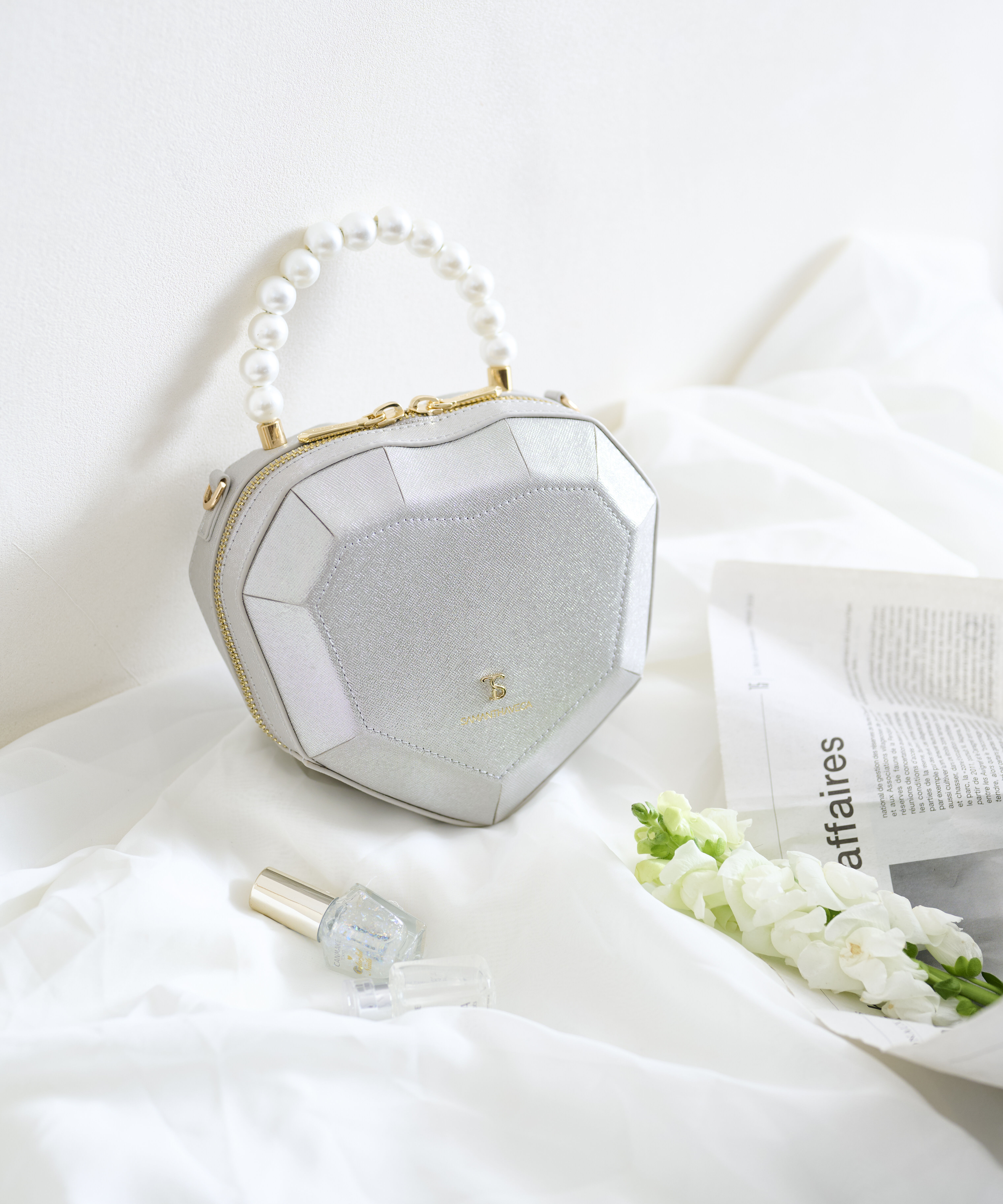 Samantha Vega「ハートパールショルダーバッグ」|ショルダー・メッセンジャー|