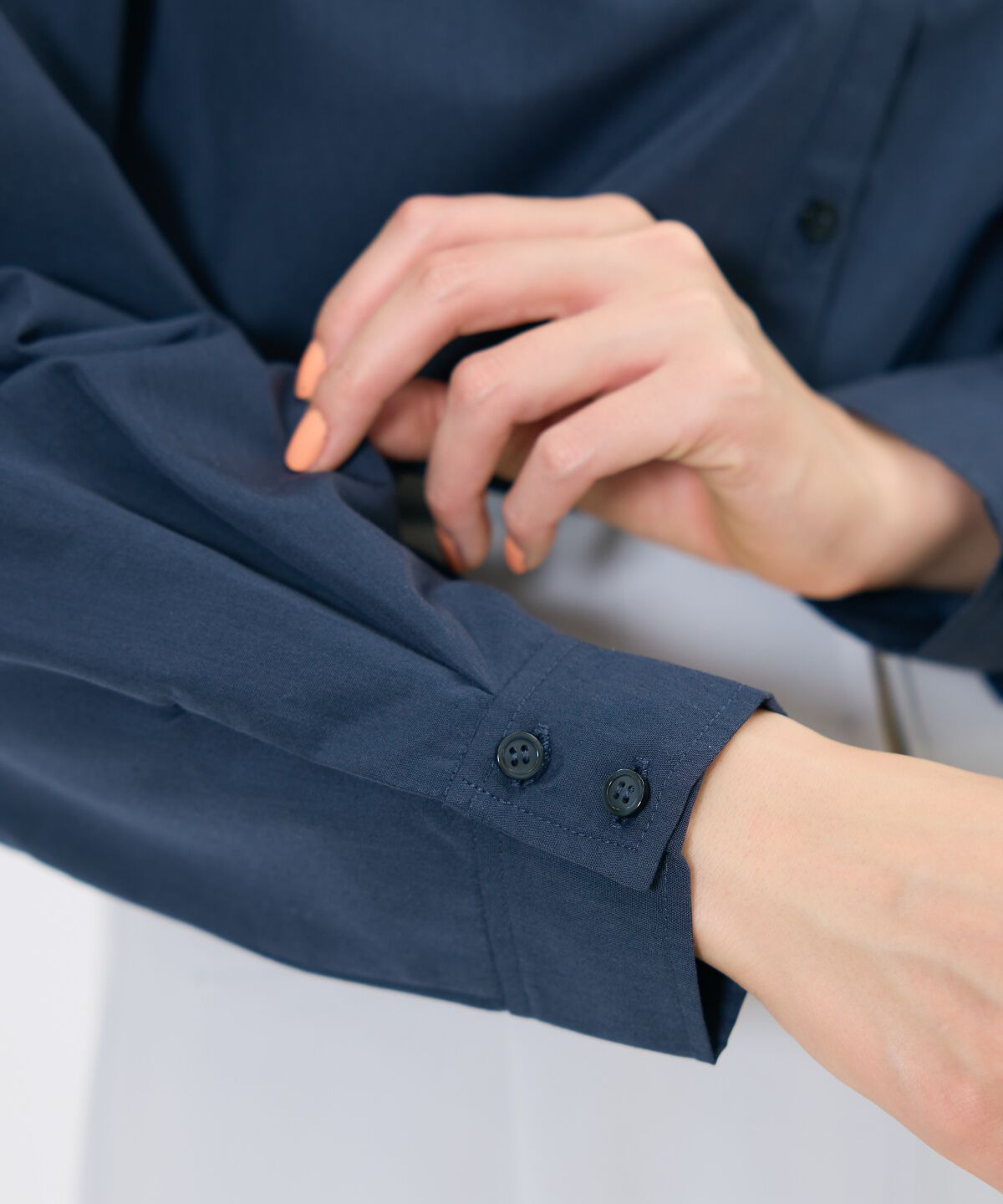 アンドクチュール「アシメフリルクロップドシャツ」|シャツ・ブラウス|