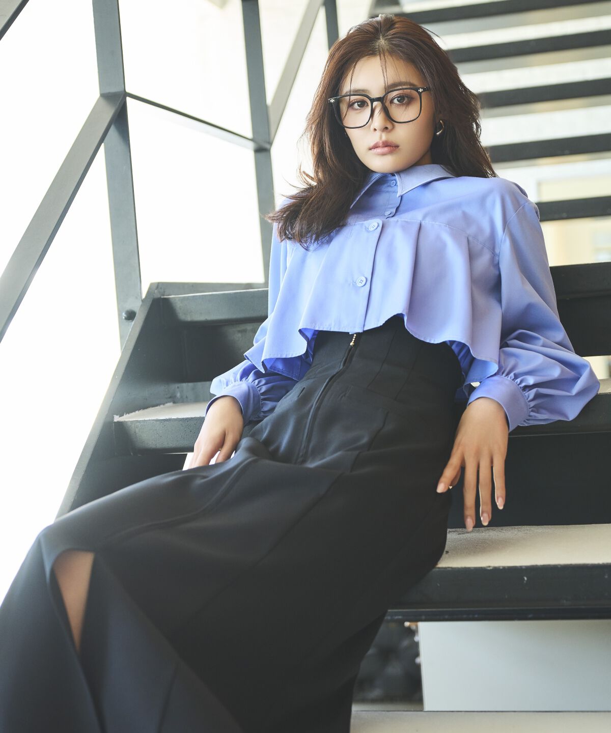 アンドクチュール「ヨークデザインタックシャツ」|シャツ・ブラウス|