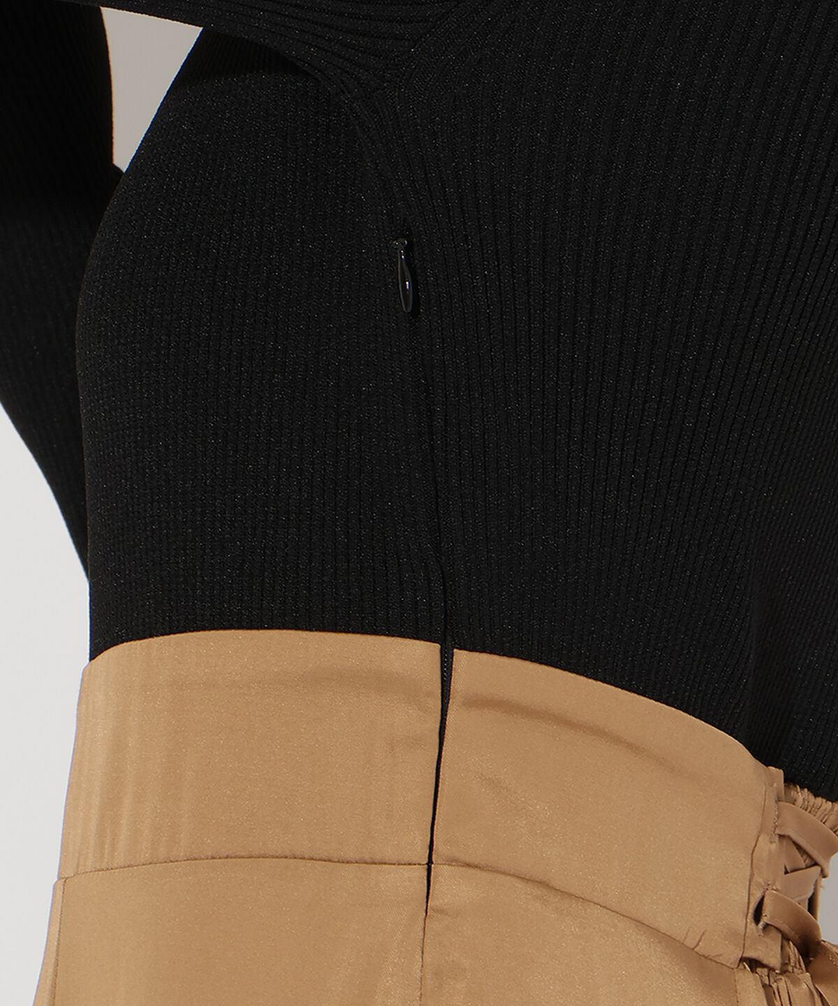 アンドクチュール「アシメスカートドッキングワンピース」|ワンピース|