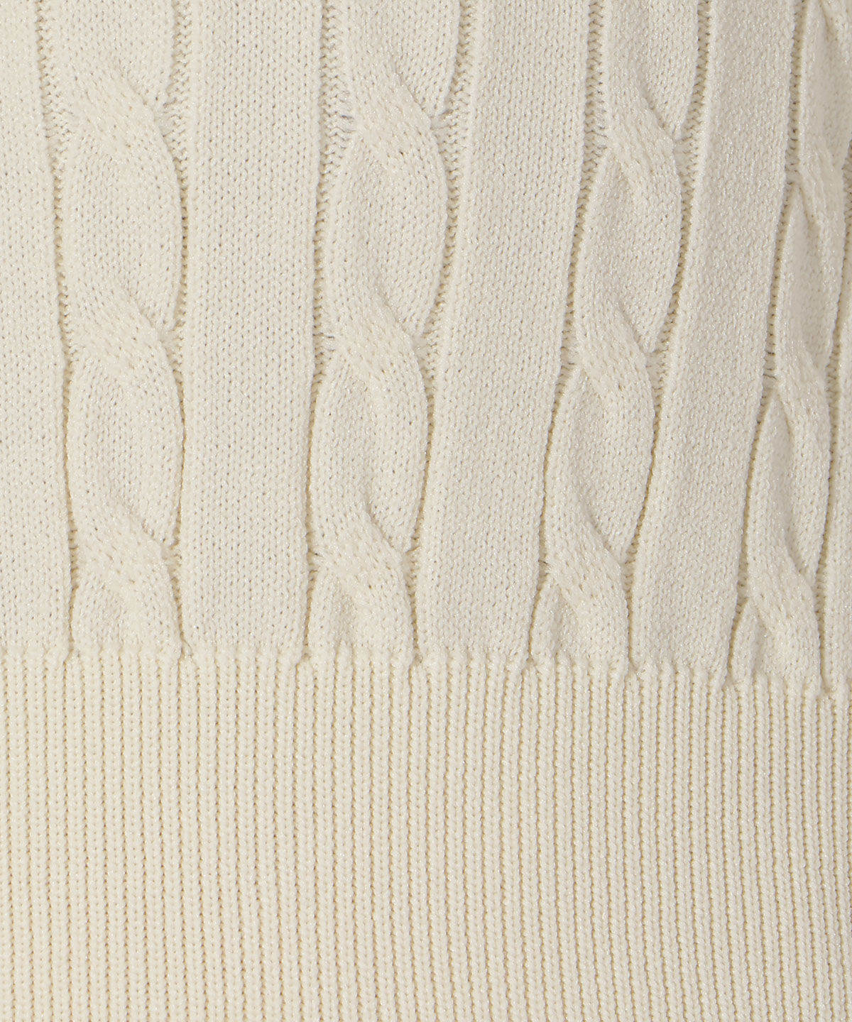 アンドクチュール「ケーブル編みニットドッキングワンピース」|ワンピース|