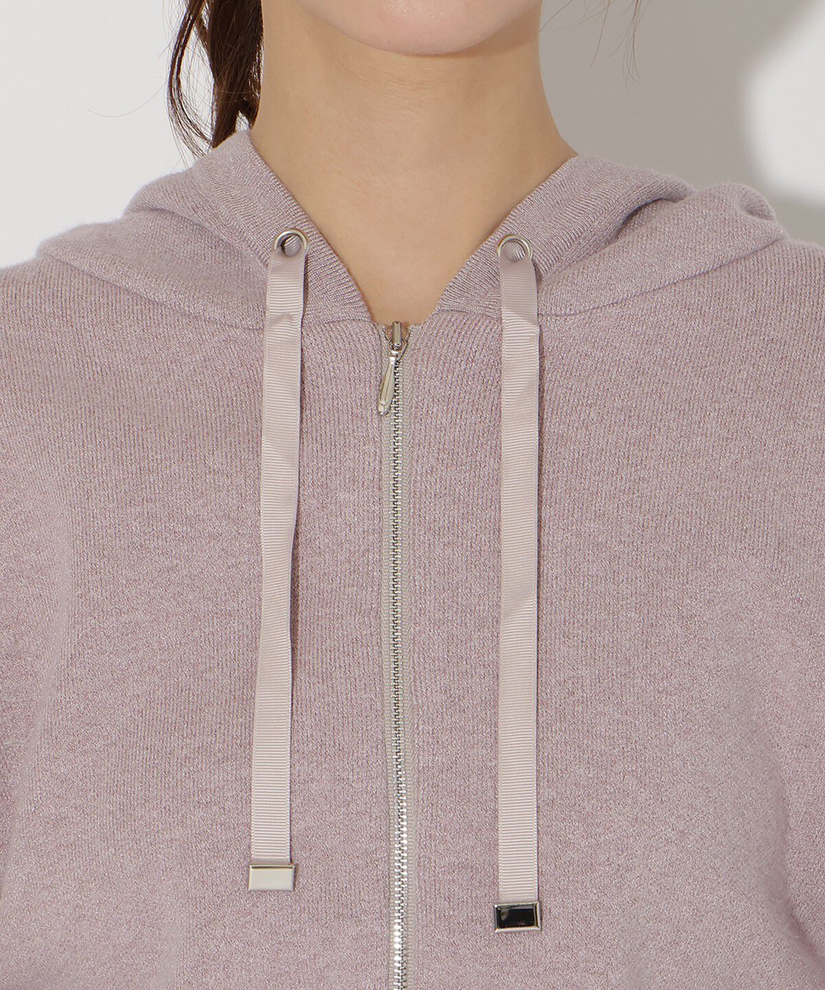 アンドクチュール「ニットパーカー」|パーカー|