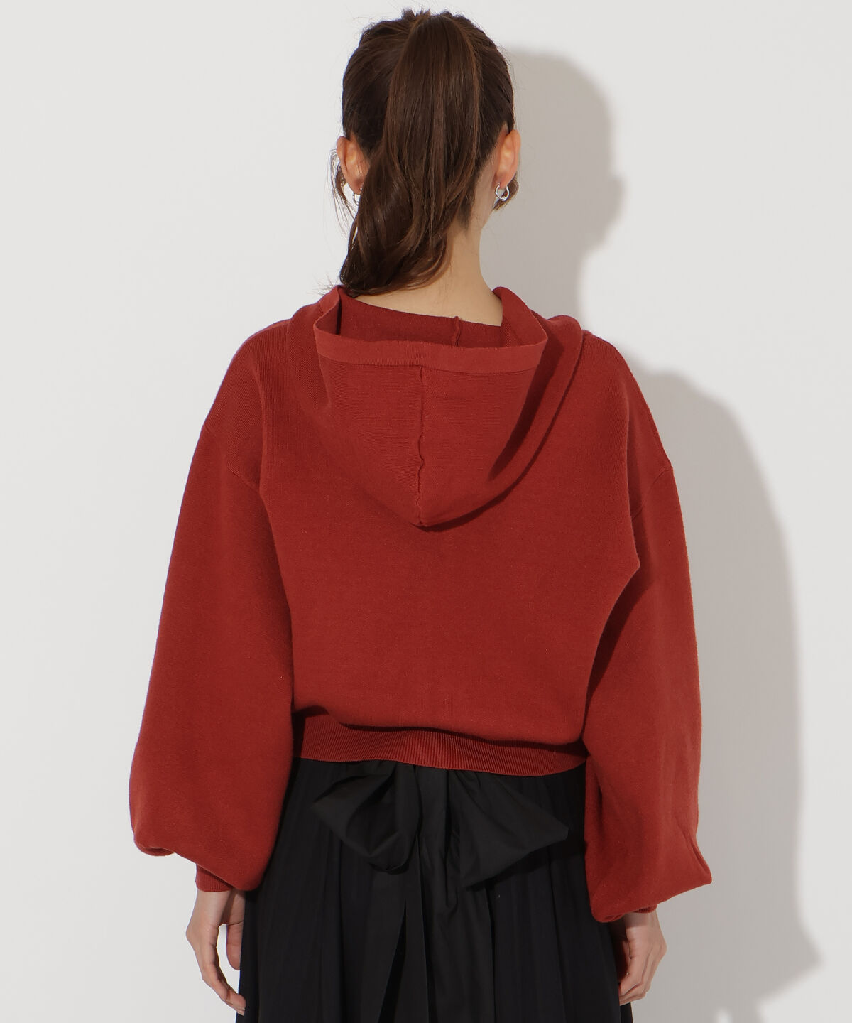 アンドクチュール「ニットパーカー」|パーカー|