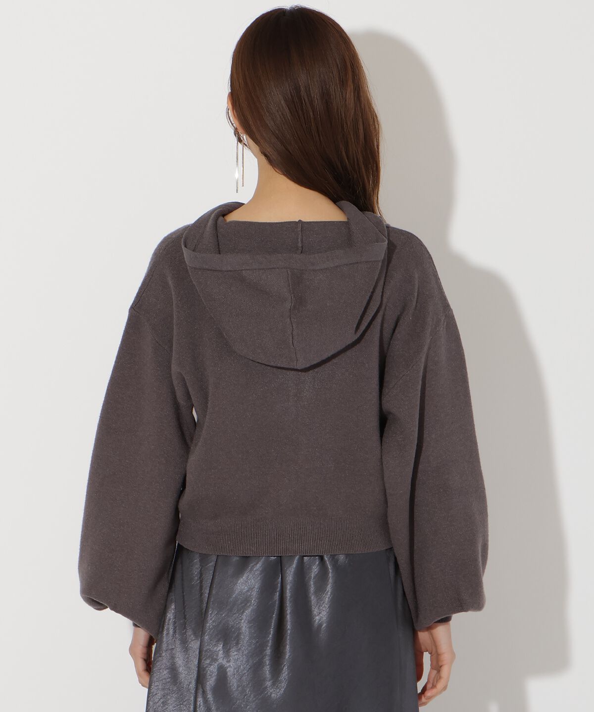 アンドクチュール「ニットパーカー」|パーカー|