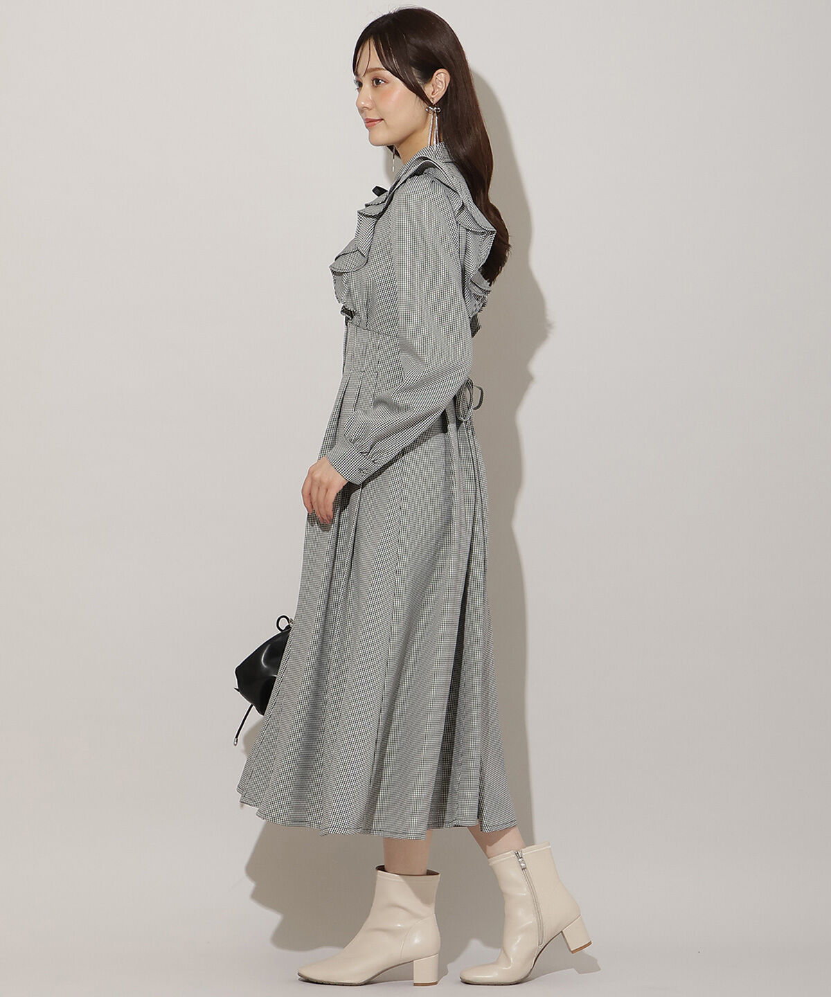 WILLSELECTION「ナローリボンフリルシャツワンピース」|ワンピース|